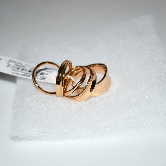 Gianni Bini x Shea Leigh Mills Duke On Deck Ring Set in Gold Size: 7 #DRB9018GLD - Picture 4 of 4